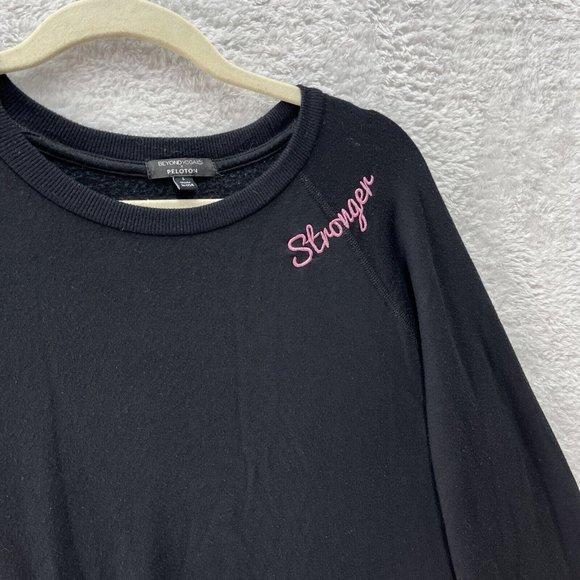 Peloton Beyond Yoga Stronger Sweatshirt Womens Large Breast Cancer Collection - Picture 3 of 10